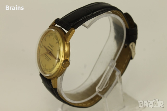 1960's QUALEX Френски Позлатен Ръчен Часовник, снимка 5 - Антикварни и старинни предмети - 51745568