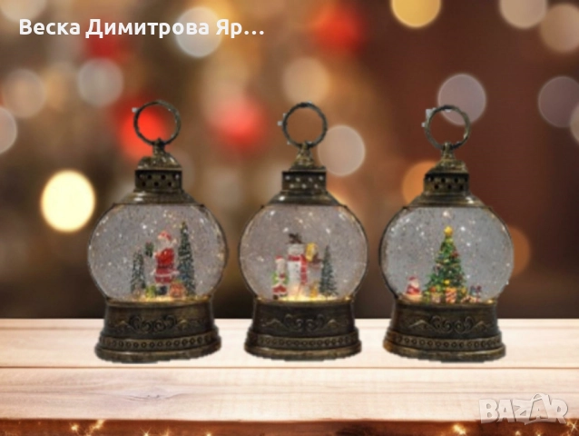 Коледен снежен глобус, снимка 10 - Декорация за дома - 52239759