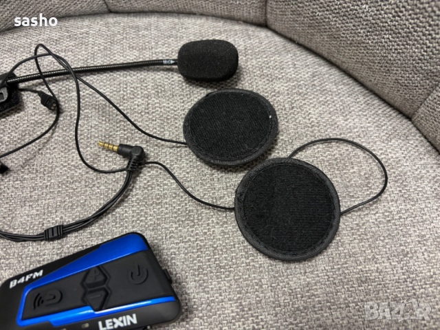 Интерком за мотоциклети Lexin LX-B4FM / комуникатор, снимка 2 - Части - 54040291