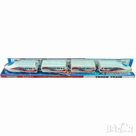 Влак Стрела с 4 вагона - Вълнуващо пътуване за малките любители на влакове, снимка 6 - Други - 52032680