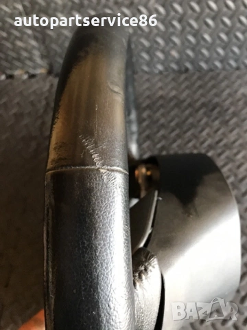 Волан от черна кожа с 3 спици за Mazda RX-8 (2003-2008), снимка 2 - Части - 53612430