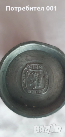 Стара калаена чаша, снимка 2 - Антикварни и старинни предмети - 52975075