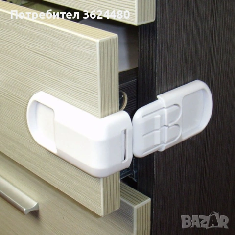 Предпазител за шкафове и чекмеджета ЪГЛОВ 3309, снимка 4 - Шкафове - 53535523