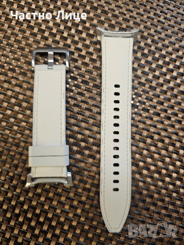 Оригинална бяла хибридна каишка за Watch 8 Classic, снимка 2 - Резервни части за телефони - 52582563