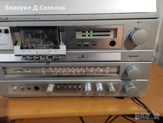 groundig compact center 430-2 предлага се като не работещ четете описанието моля , снимка 2 - Ресийвъри, усилватели, смесителни пултове - 53273513