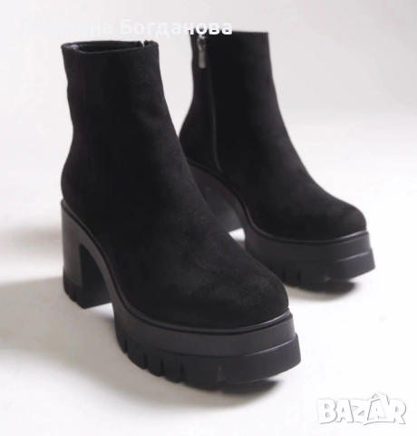 Боти на ток, снимка 5 - Дамски боти - 52394212