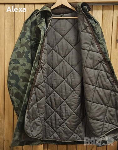 Ловно военно яке шуба с подплата зимно зелено маскировъчно размер 56 НОВО, снимка 2 - Якета - 53434569