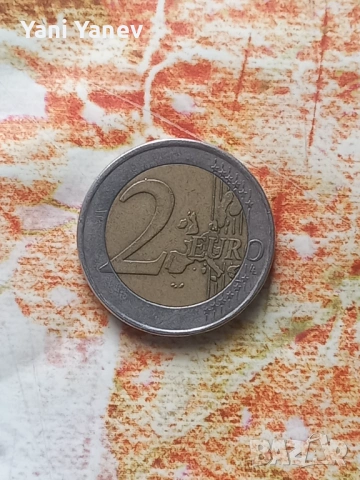 Гръцка монета 2 евро, снимка 2 - Смарт гривни - 54208591