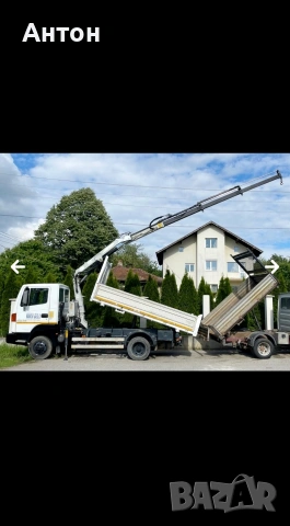 Транспорт Самосвал с кран до 12м, 5тона, снимка 2 - Транспортни услуги - 53982202