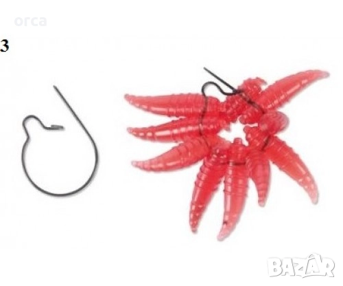 Клипс за червеи Carp Expert Maggot Clips Black Fighter S 5 бр, снимка 2 - Такъми - 52524002