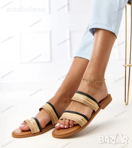 Дамски летни сандали с плетени презрамки Rios, 3цвята , снимка 8 - Сандали - 50961678