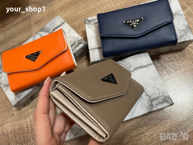 Дамско портмоне / портфейл Prada  + кутия , снимка 3 - Портфейли, портмонета - 53115497