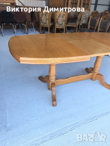 Разтегателна трапезна маса (10-147), снимка 2 - Маси - 54088838