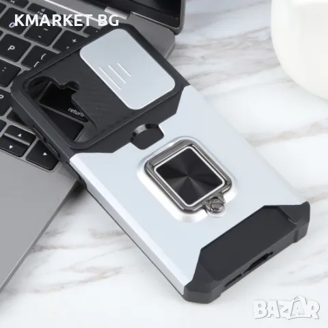 Samsung Galaxy A55 5G Удароустойчив Ring Holder Калъф и Протектор, снимка 4 - Калъфи, кейсове - 46902630