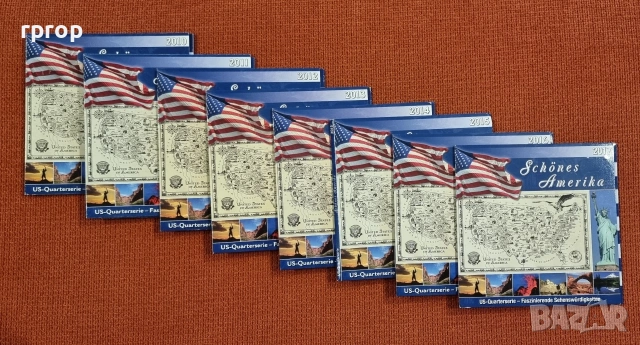 САЩ. ¼ долари . Американски национални паркове . 2010 - 2017 г. UNC. 