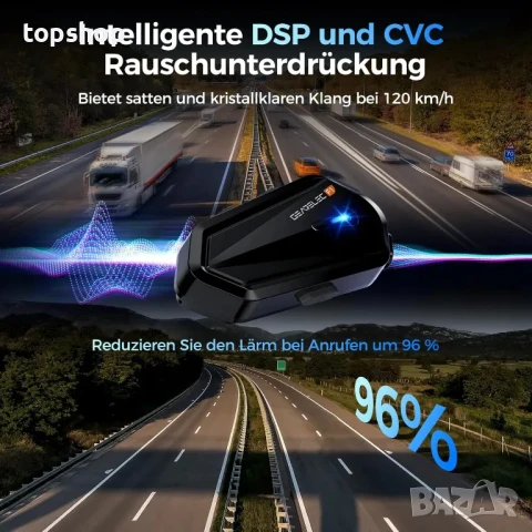 НОВИ слушалки за каска gearelec F1 5.3 блутут (Без интерком функция), снимка 4 - Аксесоари и консумативи - 50555687