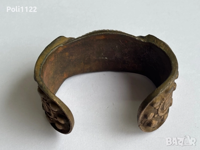 Възрожденска гривна рогатка, снимка 5 - Антикварни и старинни предмети - 51745078