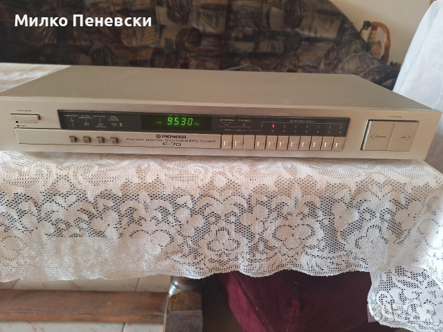 PIONEER F-70 STEREO TUNER.MADE IN JAPAN , снимка 2 - Ресийвъри, усилватели, смесителни пултове - 54091925