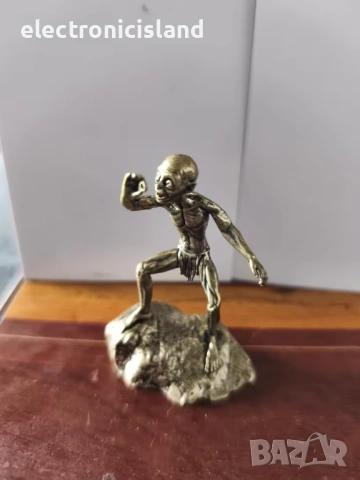 Фигура Голум Хобит Смеагол Ам-гъл Sméagol My precious, бронзова статуетка Скулптура, ръчна изработка, снимка 11 - Колекции - 54090408