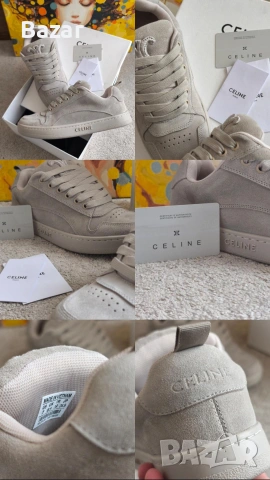 Celine Обувки Велур Пълен Комплект Размер 39, снимка 14 - Дамски ежедневни обувки - 53260085