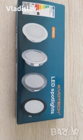 KYOTECH LED вграден прожектор 230 V 4 W G4, снимка 2 - Лед осветление - 52081363