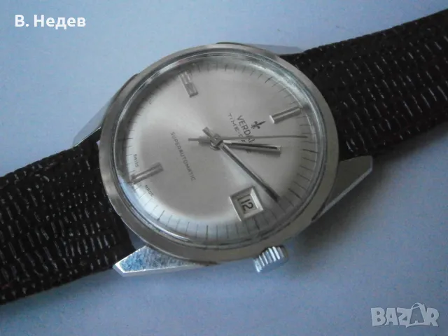 VERDAL Time-date, superautomatic case 35 mm ETA 2472, 25 jewels, Swiss, снимка 3 - Мъжки - 48113060