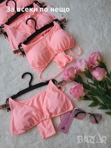 Victoria's Secret Дамски Бански С 2 Части Цвят Праскова👙Дамски Бански С Две Части Код BS-14, снимка 4 - Бански костюми - 51044275