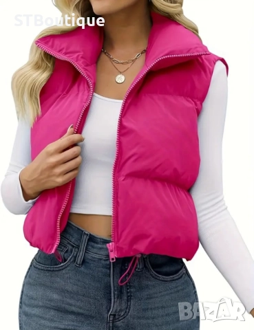 🖤🤍 ЕЛЕГАНТЕН ДАМСКИ ЕЛЕК –🌈 в 10-Цвята 🌈 | STBoutique 🤍🖤, снимка 2 - Елеци - 52332521