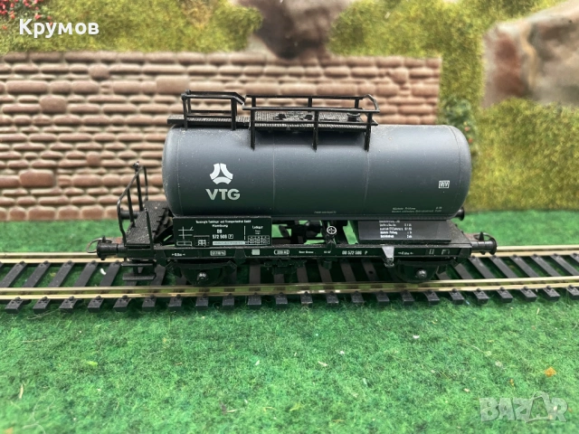 Вагон товарен цистерна 2-осен HO 1:87 влак ЖП модел, снимка 2 - Колекции - 54010153