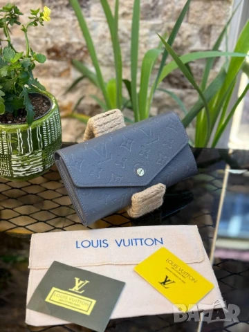 портмонета от естествена кожа louis vuitton , снимка 16 - Портфейли, портмонета - 51295014