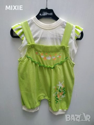 Нови детски комплекти от блузка и гащеризон , снимка 2 - Комплекти за бебе - 45252758
