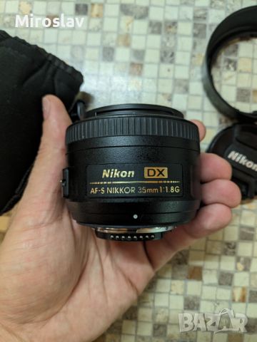 Обектив Nikon AF-S DX Nikkor 35mm f/1.8G, снимка 5 - Обективи и филтри - 46264901