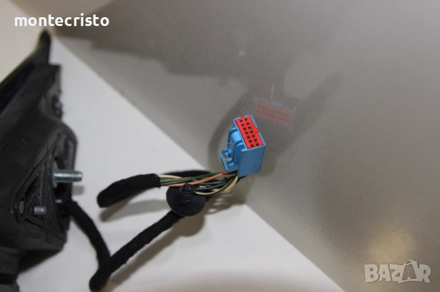 Ляво огледало Volvo V50 (2007-2012г.) 8 пина температурен датчик Черно Черен, снимка 8 - Части - 52604047