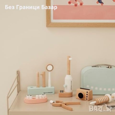 Нов Детски комплект зъболекарски инструменти KID'S HUB - Дървени играчки, снимка 8 - Образователни игри - 46437627