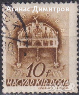 Клеймовани марки Фауна Котки 1974, Короната на Свети Стефан 1939  от Унгария, снимка 2 - Филателия - 36281196
