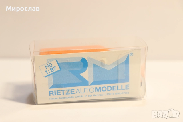 RIETZE 1/87 H0 FORD TRANSIT ИГРАЧКА КОЛИЧКА МОДЕЛ, снимка 4 - Колекции - 52586085