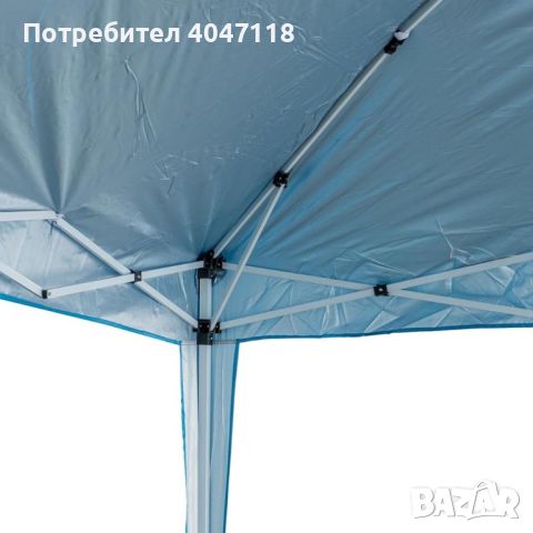 Градинска сгъваема шатра със стоманена конструкция Muhler POP-UP, снимка 6 - Градински мебели, декорация  - 46450103