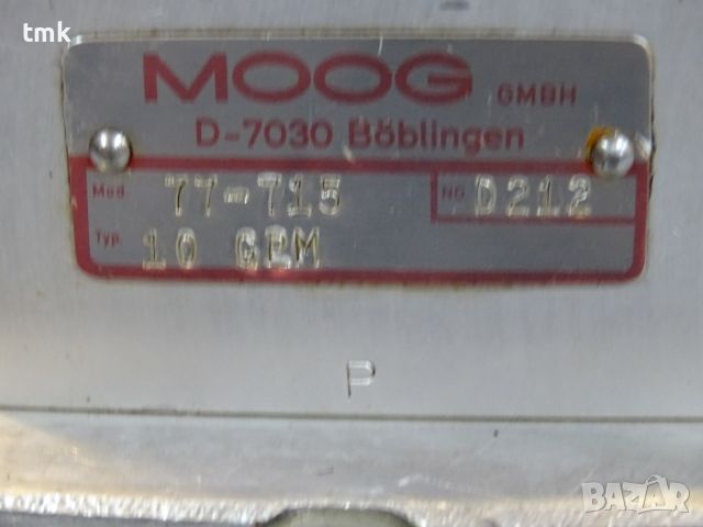 Серво клапан MOOG mod 77-720/77-715 flow control servo valve, снимка 5 - Резервни части за машини - 46673649