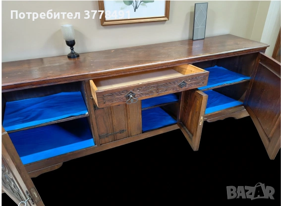 Старинен шкаф на 80 г., снимка 2 - Шкафове - 53942809