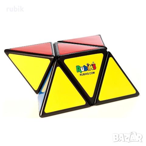 Оригинален магически пъзел Rubik's Pyramid 2x2x2 - С цветни пластини, снимка 4 - Игри и пъзели - 45822882