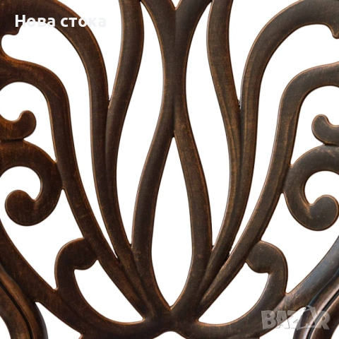 Градински стол, цвят кафяв, 45*52*87 см, снимка 5 - Градински мебели, декорация  - 54009209