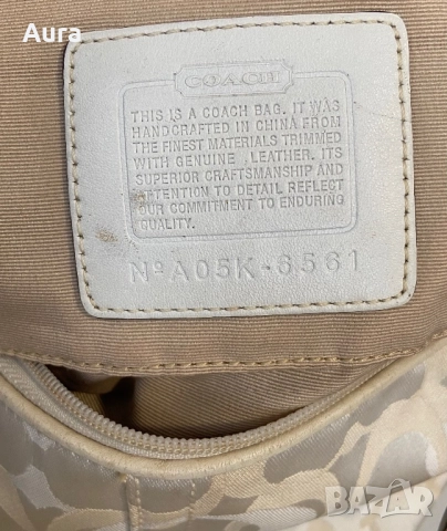 Coach Signature Small Hobo Bag, снимка 6 - Чанти - 52666270