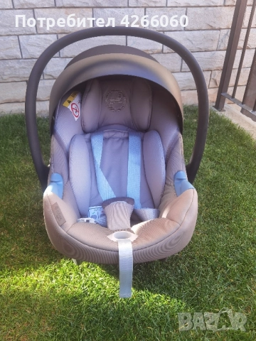Бебешка количка 3в1 Cybex Talos S Lux+кош Cot S+адаптери+стол за кола Aton M i-size+рефлу легло, снимка 14 - Детски колички - 52497806