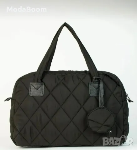 Модерна капитонирана дамска чанта, снимка 6 - Чанти - 48853856