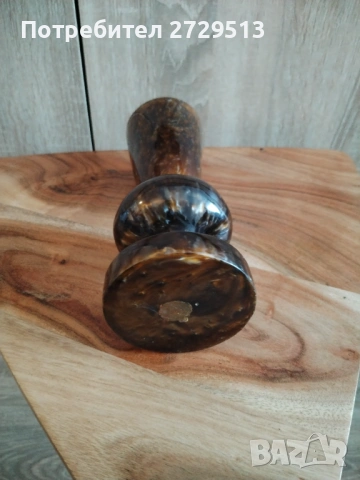 Ваза тъмен каталин СОЦ, снимка 4 - Вази - 53936098