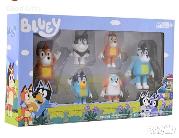 Фигурки за игра Блуи и Бинго всички герои, Bluey and Bingo фигурки, снимка 8 - Фигурки - 46968810