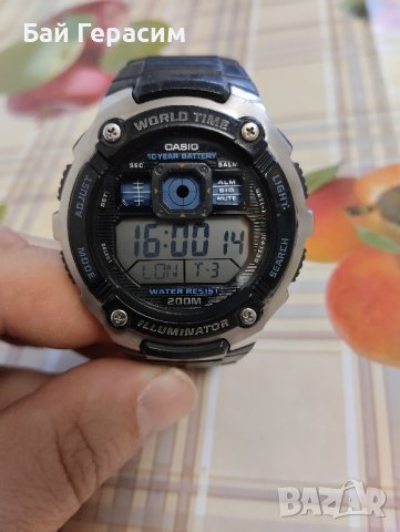 casio АЕ-2000W часовник Касио , снимка 2 - Мъжки - 45012352