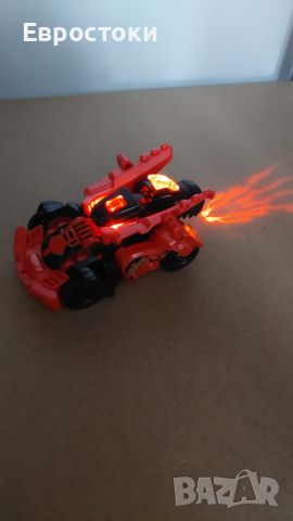 Интерактивна играчка, Vtech, Трансформер Blaze, Автомобил и Динозавър T-Rex 2 в 1, снимка 6 - Коли, камиони, мотори, писти - 45603716