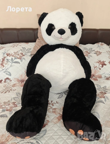 Голяма плюшена мечка - Панда 120 см, снимка 5 - Плюшени играчки - 53413177
