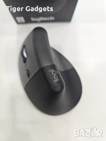 Logitech Lift Vertical лява ергономична мишка, безжична, тиха, снимка 6 - Клавиатури и мишки - 53984022